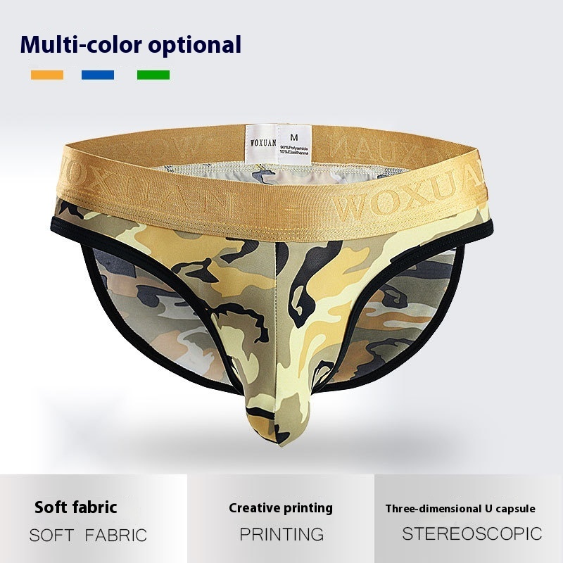 Camouflage Bright Rib Men's Triangle Underpants - Image 3