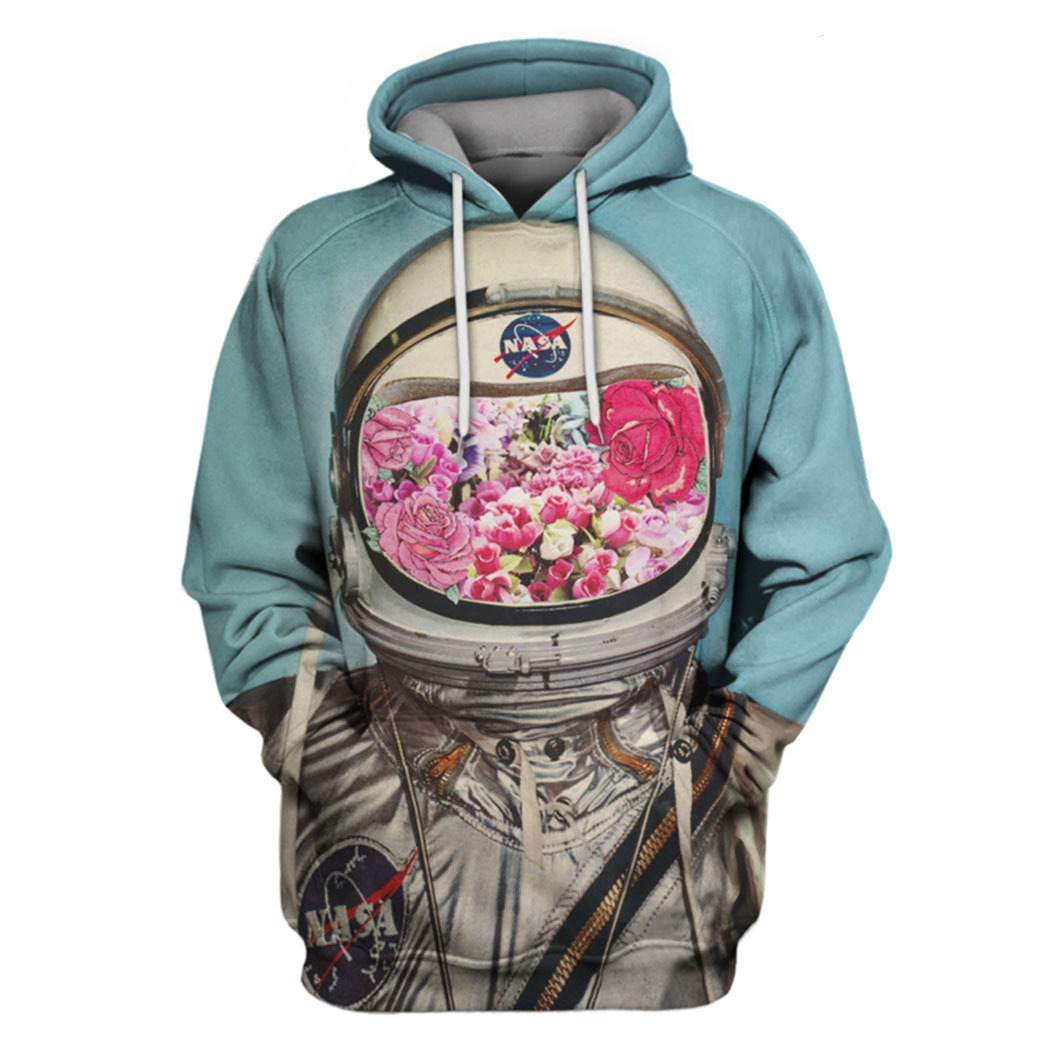 Men's 3d Space Suit Digital Printing Long-sleeved Pullover Hoodie - Image 3
