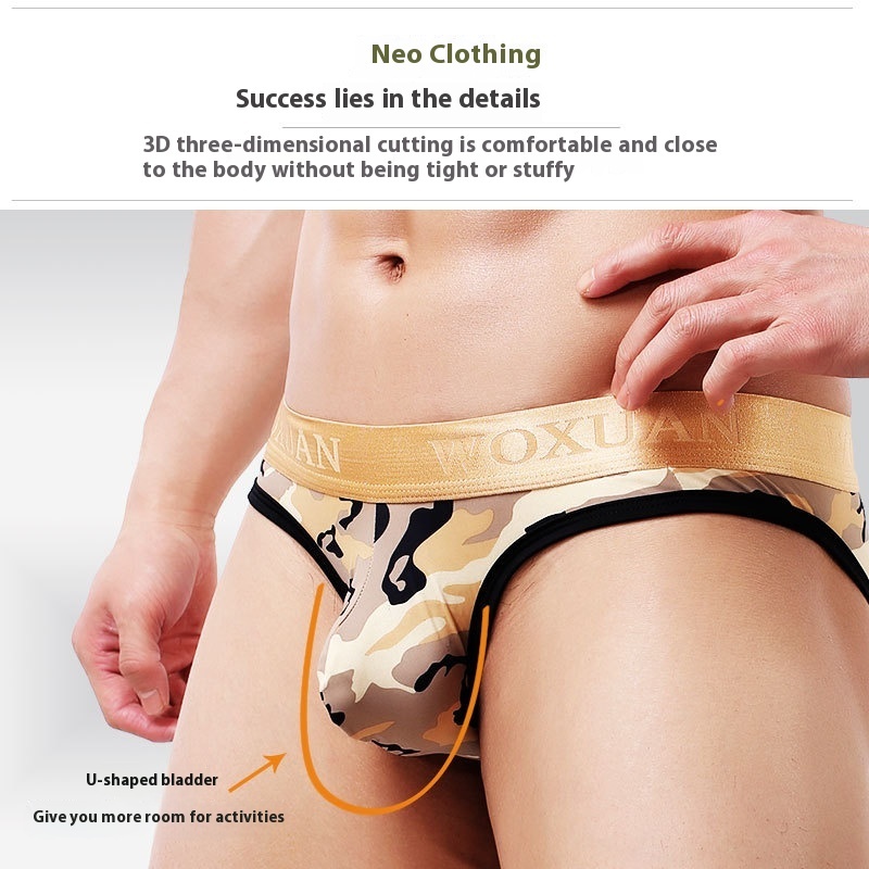 Camouflage Bright Rib Men's Triangle Underpants - Image 6